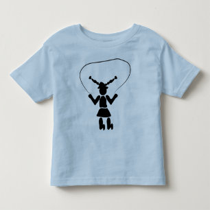 Das T-Shirt der Seilspringen-Kinder
