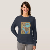 Das T-Shirt der Steampunk Herz-Damen-LongSleeve (Vorne ganz)
