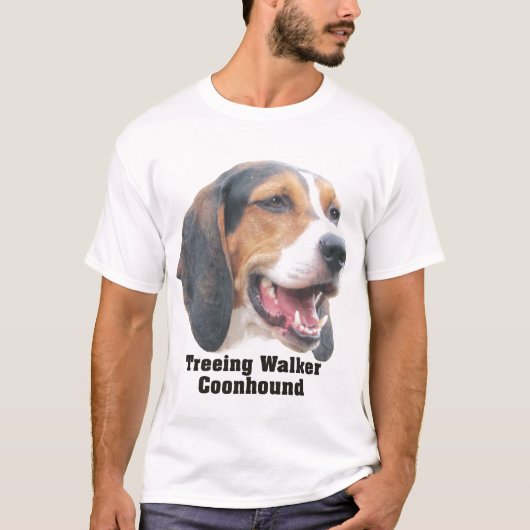 Das T-Shirt der Treeing Wanderercoonhound-Männer (Vorderseite)