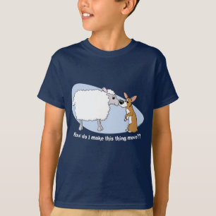 Das T-Shirt des Corgi-u. Schaf-Kindes