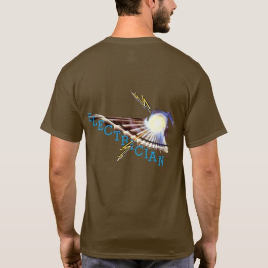 Das T-Shirt des Elektrikers (Rückseite)