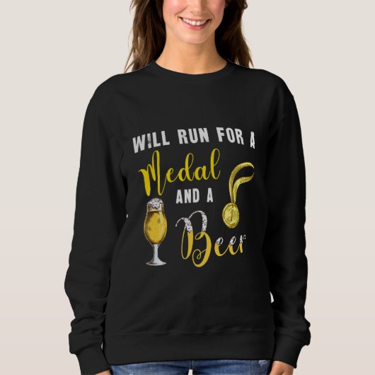 Das T-Shirt des Hinderniskurses wird für eine Meda Sweatshirt (Vorderseite)