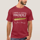 Das T-Shirt des Kajakpaddler-Mannes (Vorderseite)