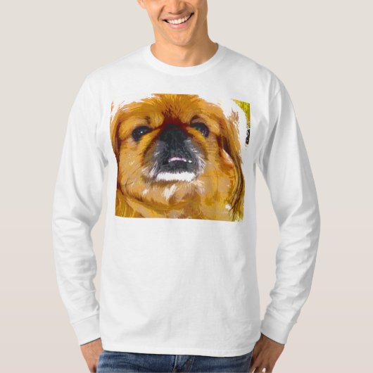 Das T-Shirt des Pekingese Hundeliebhabers (Vorderseite)