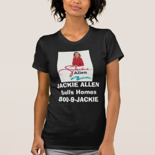 Das T-Shirt des wirklichen Anwesen-Agenten