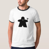 Das T-Shirt katholischer Priester Meeple Männer (Vorderseite)