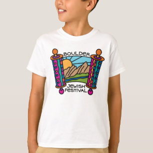 Das T-Shirt klassisches Kindes Logo jüdischen