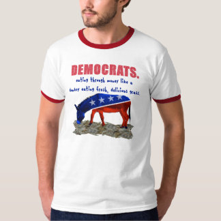 Das T-Shirt lustiger Antimänner Obama Antidemokrat