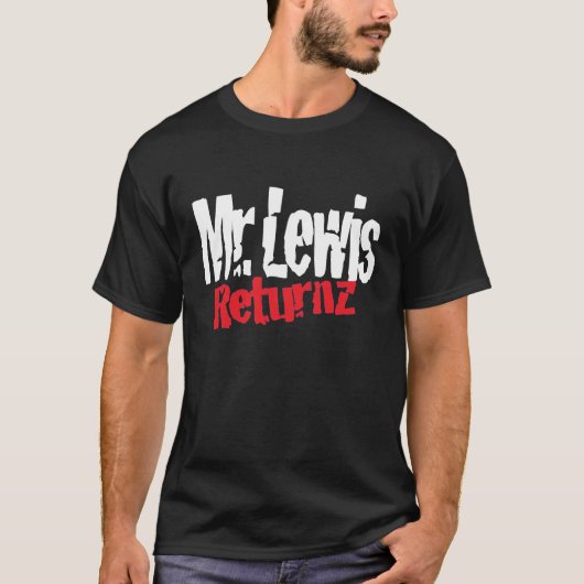 Das T-Shirt Mr.Lewis_Returnz Männer (Vorderseite)