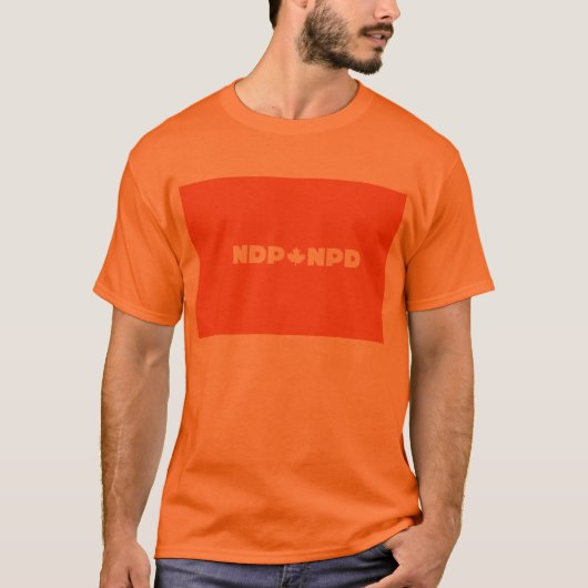 Das T-Shirt NDP Männer (Vorderseite)
