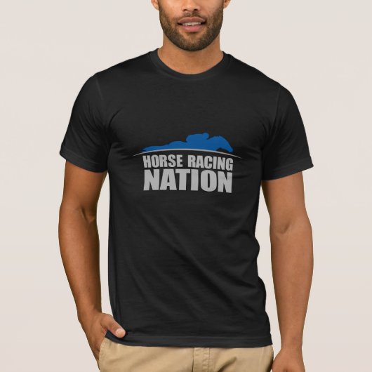 Das T-Shirt Pferdeder laufennations-Männer (Vorderseite)