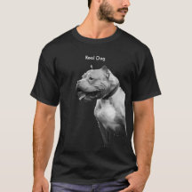 Das T-Shirt Pitbull-der wirklichen Hundemänner