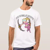 Das T-Shirt rosa AVW-Männer (Vorderseite)