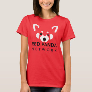 Das T-Shirt-Rot der roter Panda-Frauen T-Shirt