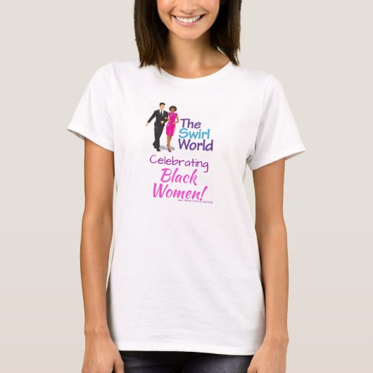 Das T-Shirt "Swirt World Logo Flow" (Vorderseite)