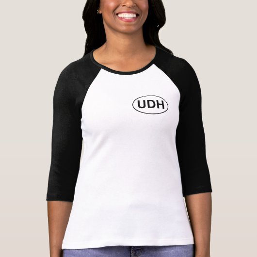 Das T-Shirt UDH Frauen (Vorderseite)