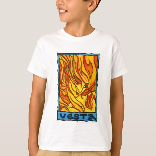 Das T-Shirt Vesta Kinder (Vorderseite)
