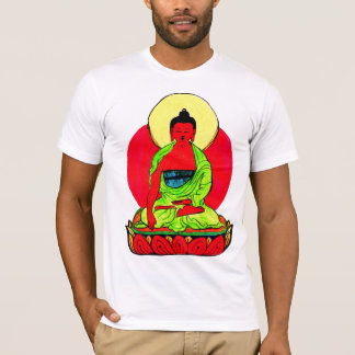 Das T-Shirt weißer Buddha-Männer