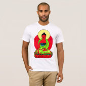 Das T-Shirt weißer Buddha-Männer (Vorne ganz)