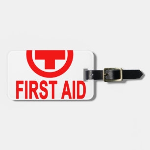 Das T-Shirts.png der Hilfe-Frauen Gepäckanhänger