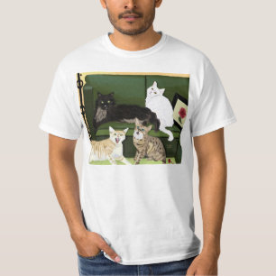 Das T-Stück mit vier kleine Berglöwen T-Shirt
