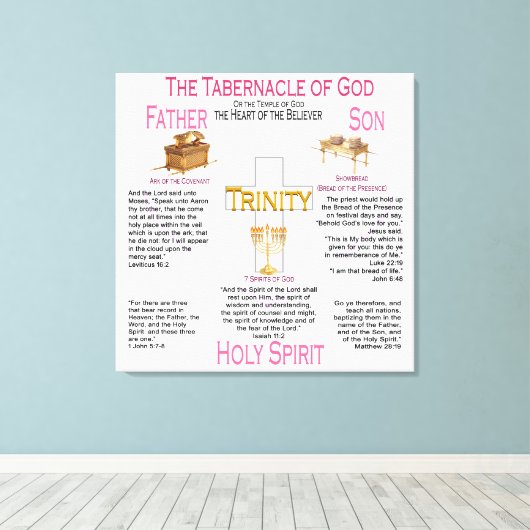 Das Tabernacle Leinwanddruck (Insitu (Holzboden))