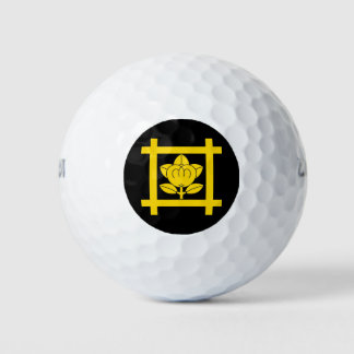Das Tachibana-Wappen der Nichiren-Sekte Golfball