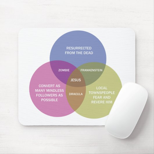 Das tadellose Venn Diagramm Mousepad (Mit Mouse)