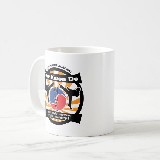 Das Taekwondo-Tasse 207 Choon Lees Kaffeetasse (Vorderseite Links)