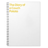 Das Tagebuch eines Couch-Potato-Notebooks (Vorderseite)