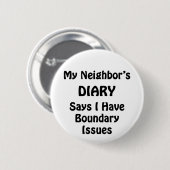 Das Tagebuch meines Nachbarn Button (Vorne & Hinten)