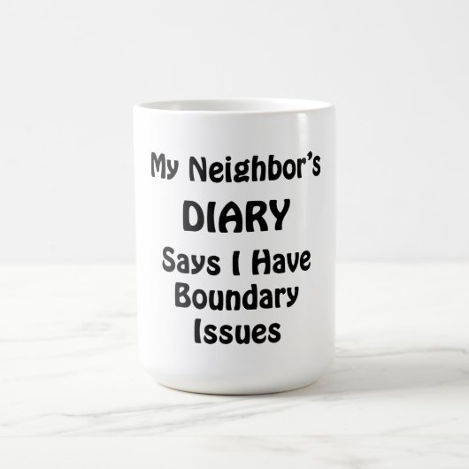 Das Tagebuch meines Nachbarn Kaffeetasse (Mittel)