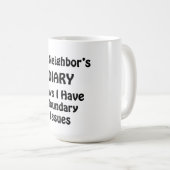 Das Tagebuch meines Nachbarn Kaffeetasse (VorderseiteRechts)
