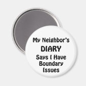 Das Tagebuch meines Nachbarn Magnet (Vorderseite/Rückseite)