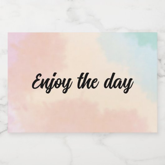 Das Tageslabel Schaumweinetikett (Einzelnes Label)