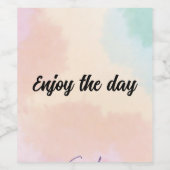 Das Tageslabel Weinetikett (Einzelnes Label)