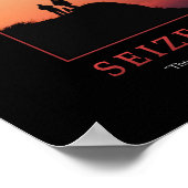 Das Tagesplakat ergreifen Poster (Ecke)