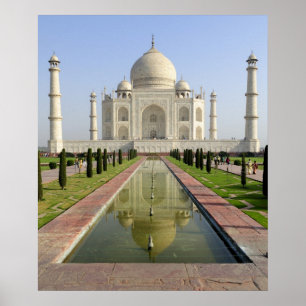 Das Taj Mahal, Agra, Uttar Pradesh, Indien, Poster