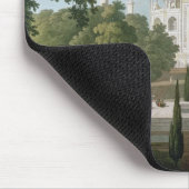 Das Taj Mahal, Agra, vom Garten Mousepad (Ecke)
