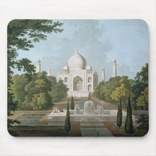 Das Taj Mahal, Agra, vom Garten Mousepad (Vorne)
