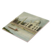 Das Taj Mahal, Grab des Kaisers Shah Jehan und Fliese (Seite)