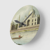 Das Taj Mahal, Grab des Kaisers Shah Jehan und Runde Wanduhr (Winkel)