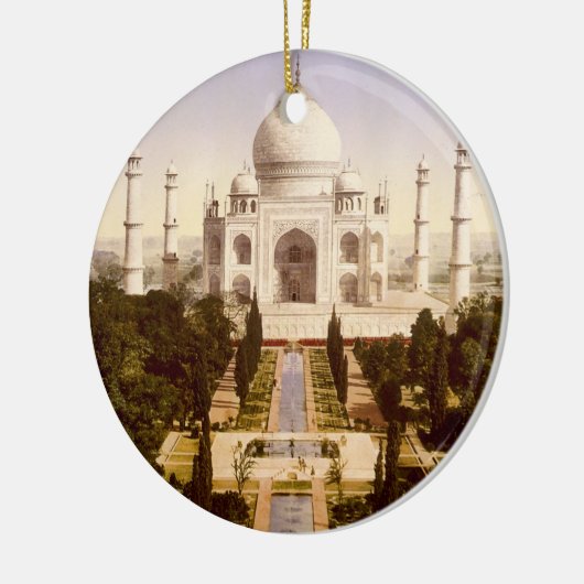 Das Taj Mahal in Agra Indien Keramikornament (Links)