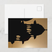 Das Taj Mahal in Indien Postkarte (Vorne/Hinten)