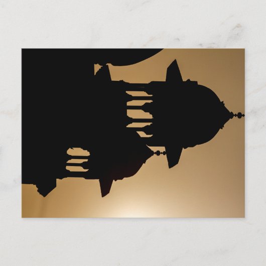 Das Taj Mahal in Indien Postkarte (Vorderseite)