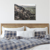 Das Tal aus Sicht auf die Berge Leinwanddruck (Insitu (Schlafzimmer))