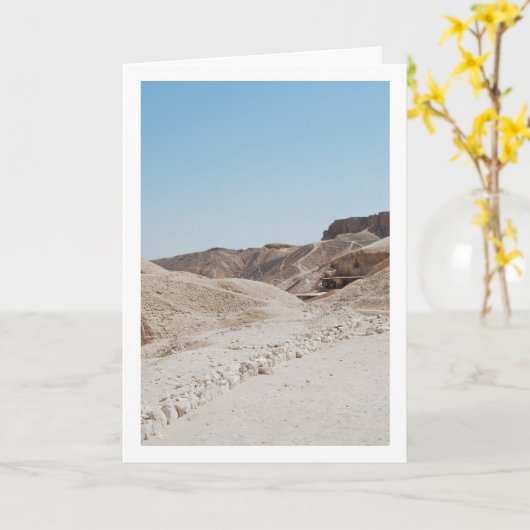 Das Tal der Könige, Luxor, Ägypten Karte (Gelbe Blume)