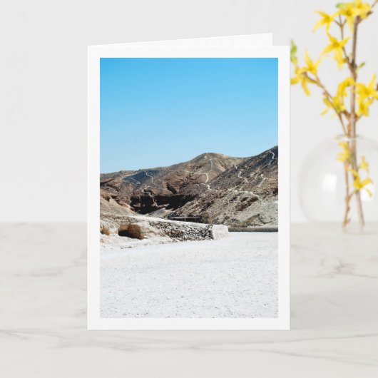 Das Tal der Könige, Luxor, Ägypten Karte (Gelbe Blume)