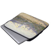 Das Tal der Nervia Claude Monet Laptopschutzhülle (Vorne Knopf)
