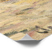 Das Tal der Nervia Claude Monet Poster (Ecke)
